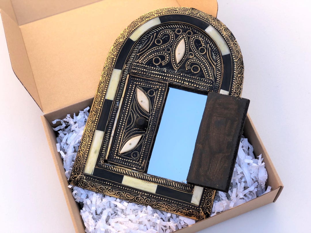 Window Merror Design Small Moroccan Mirror: Rustic Window Wall Decor - Etsy