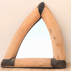 Live Edge Mirror | Wooden Wall Mirrors Handcrafted | Natural Touch for Your Home | Boho Home Decor Accent | Framed Mirror