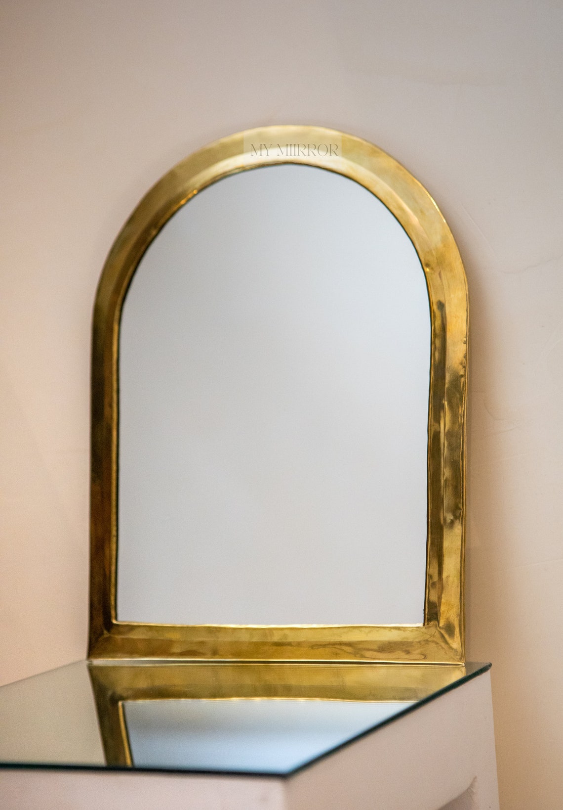 Gold Arch Mirror Handmade Golden Mirror Luxury Mirror Boho Etsy