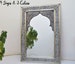 Moroccan Mirror, Wall Mirrors, Mirror Wall Decor, Wall Mirror Large, Arch Mirror 