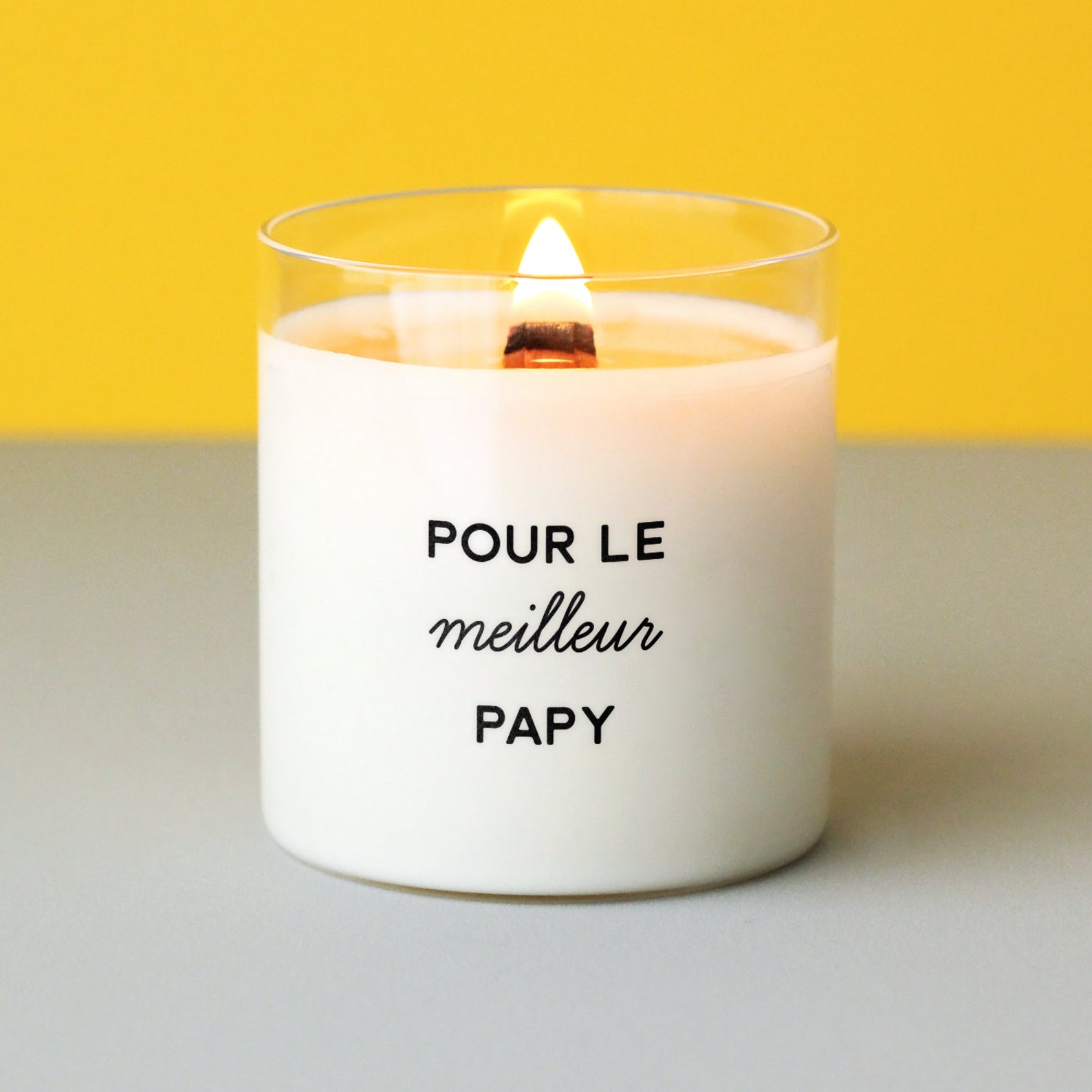 Custom candle Papy gift Grandpa father's Etsy