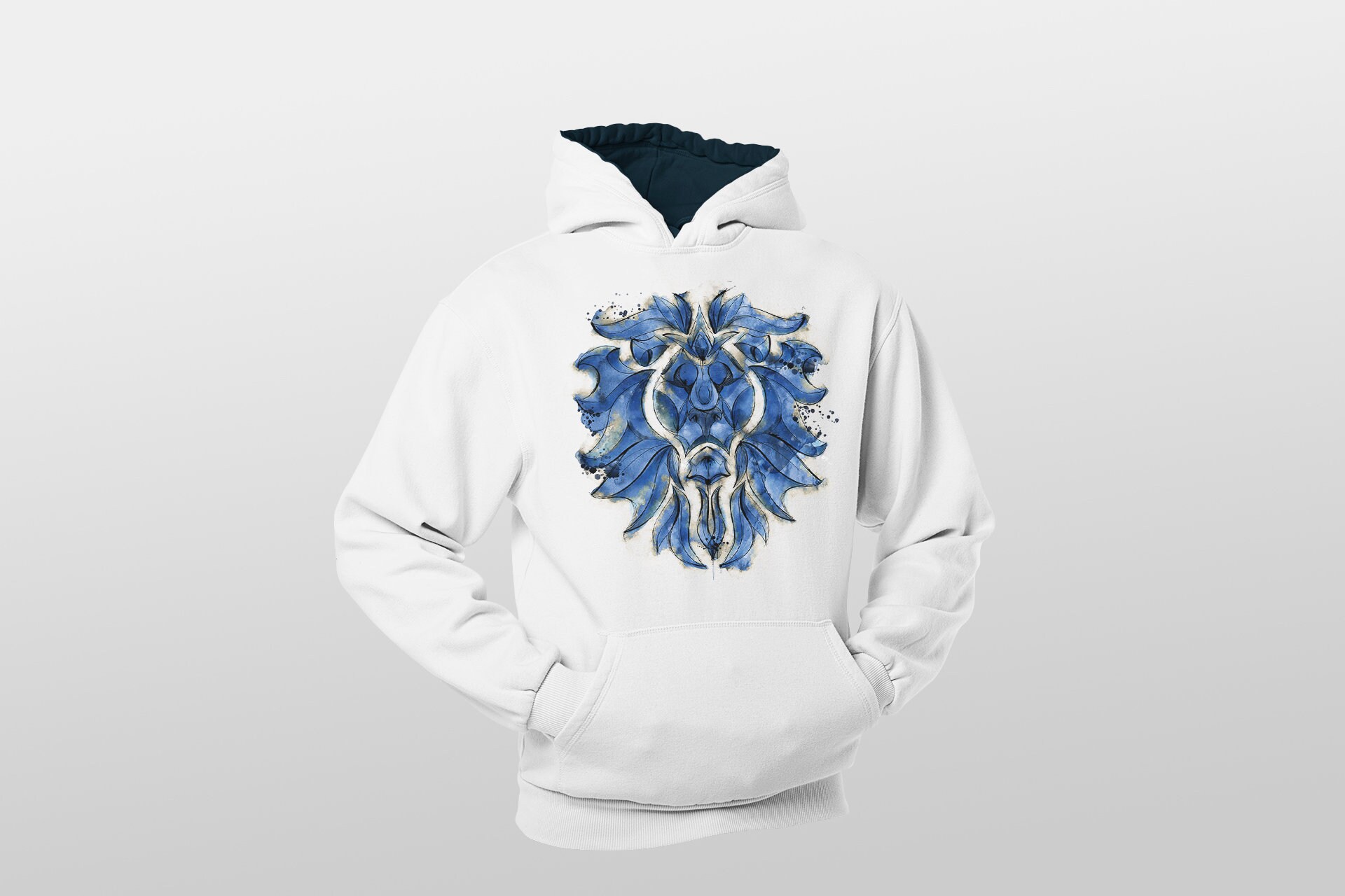 WoW Alliance Symbol Aquarel Style Hoodie World of Warcraft / Etsy