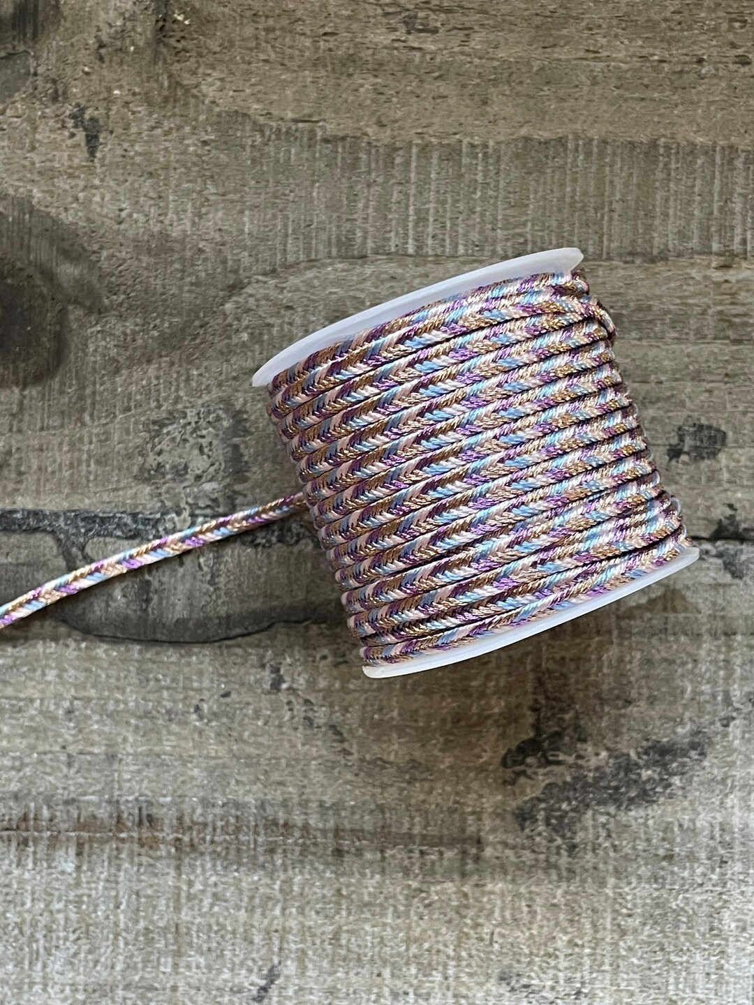 10 Meter 3-adriges Geflochtenes Kabel Lila – 0,75 Mm², Stoffummantelung, Für Lampen & DIY