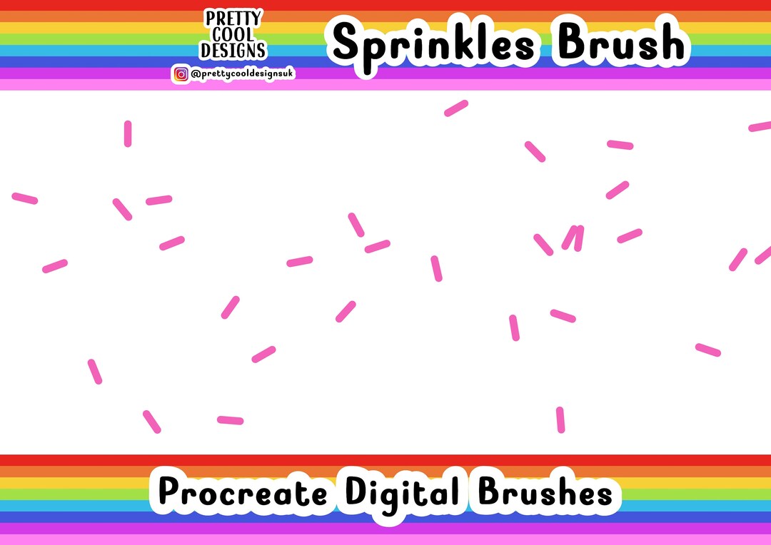 1 Sprinkle Brush for Procreate Digital Download Etsy