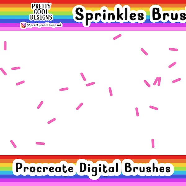 Sprinkles Brush Procreate Etsy