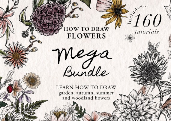 Comment dessiner 100 fleurs - Beaux-arts