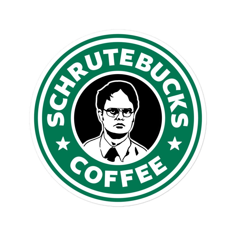 Schrute Bucks Coffee Sticker / the Office Stickers / Dwight Schrute ...