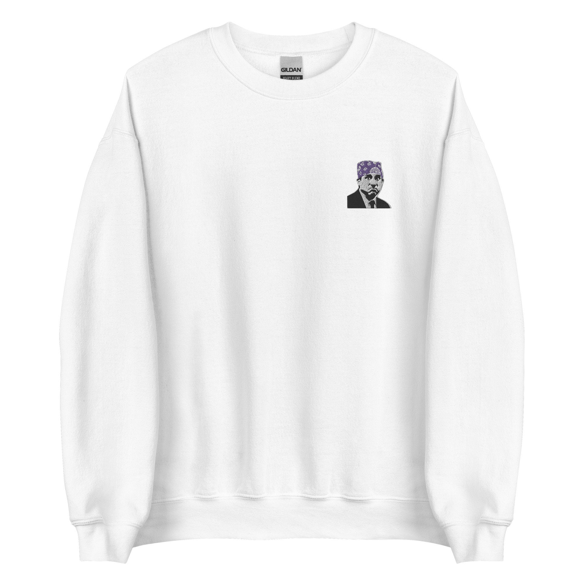 Prison Mike The Office Sweatshirt / Embroidered Michael Scott Sweater / Never Got Caught Neither Prison Mike / Michael Scott Fan Shirt