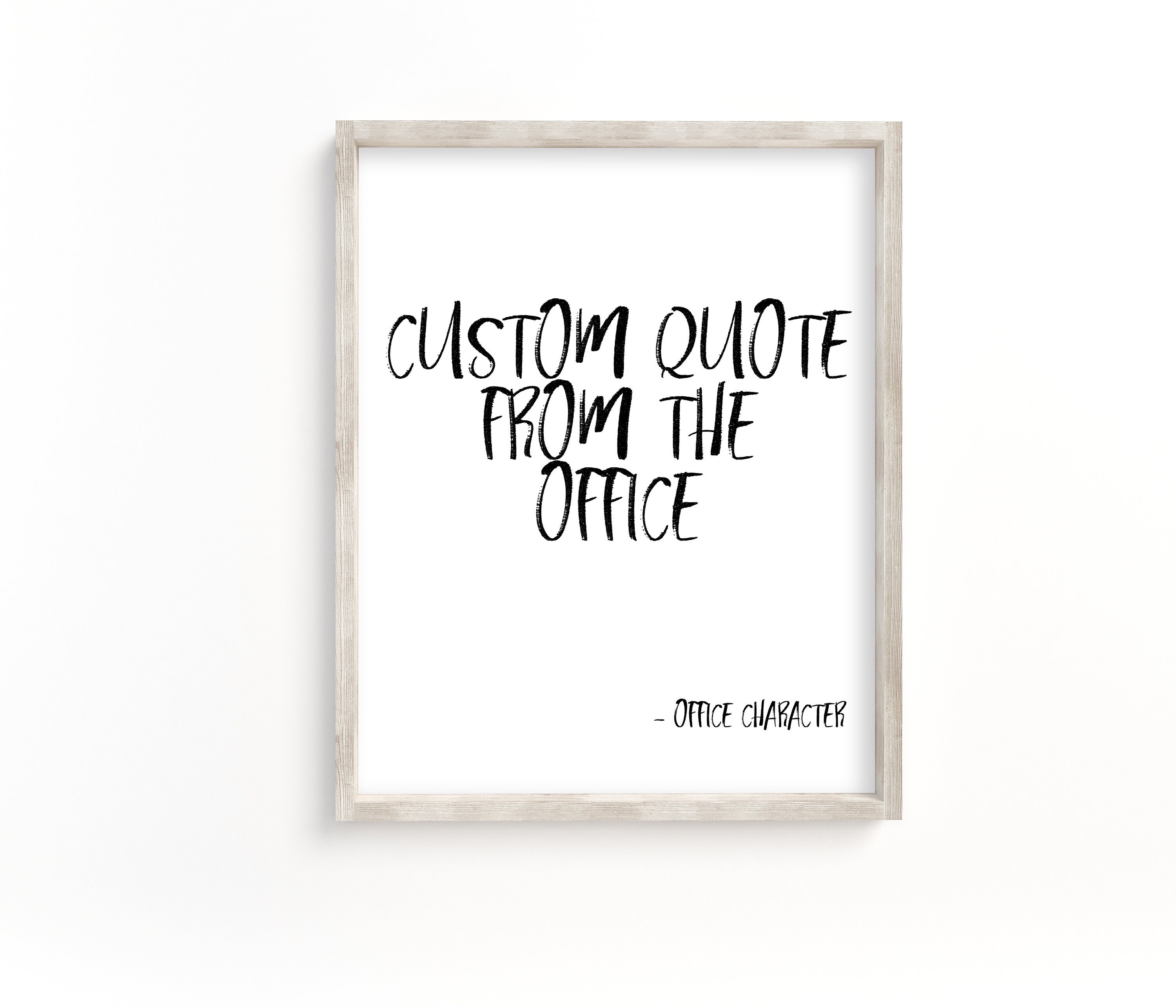 custom quote from the office printable the office quotes etsy ireland