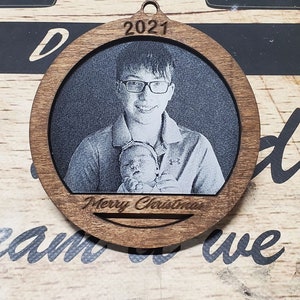 Custom Laser Christmas Ornaments - Personalize just the way you want