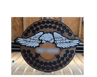 Eagle Poker Chip Sign