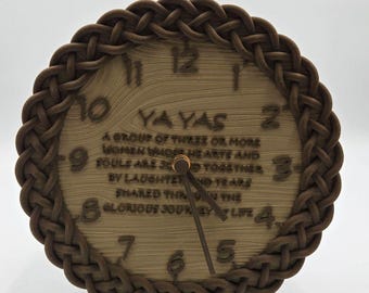 YAYA Sisterhood Clock - 3D Print