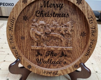 Christmas Plaque - Fully Customizable