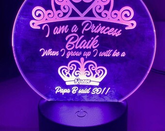 Custom Engraved LED Lights