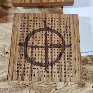 Custom CNC & Laser Engraved Wooden Coasters - Personalized Your own Coasters