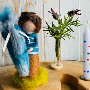 Boy, School bag boy, School bag, School enrollment, Felt figure, Felt doll, Waldorf, Back to school