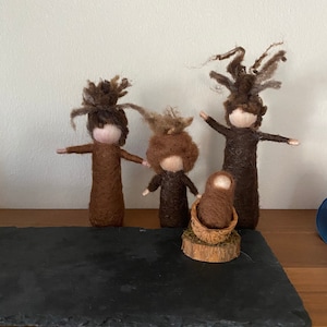 Root children, root child, Mother Earth, Waldorf inspired, needle felting