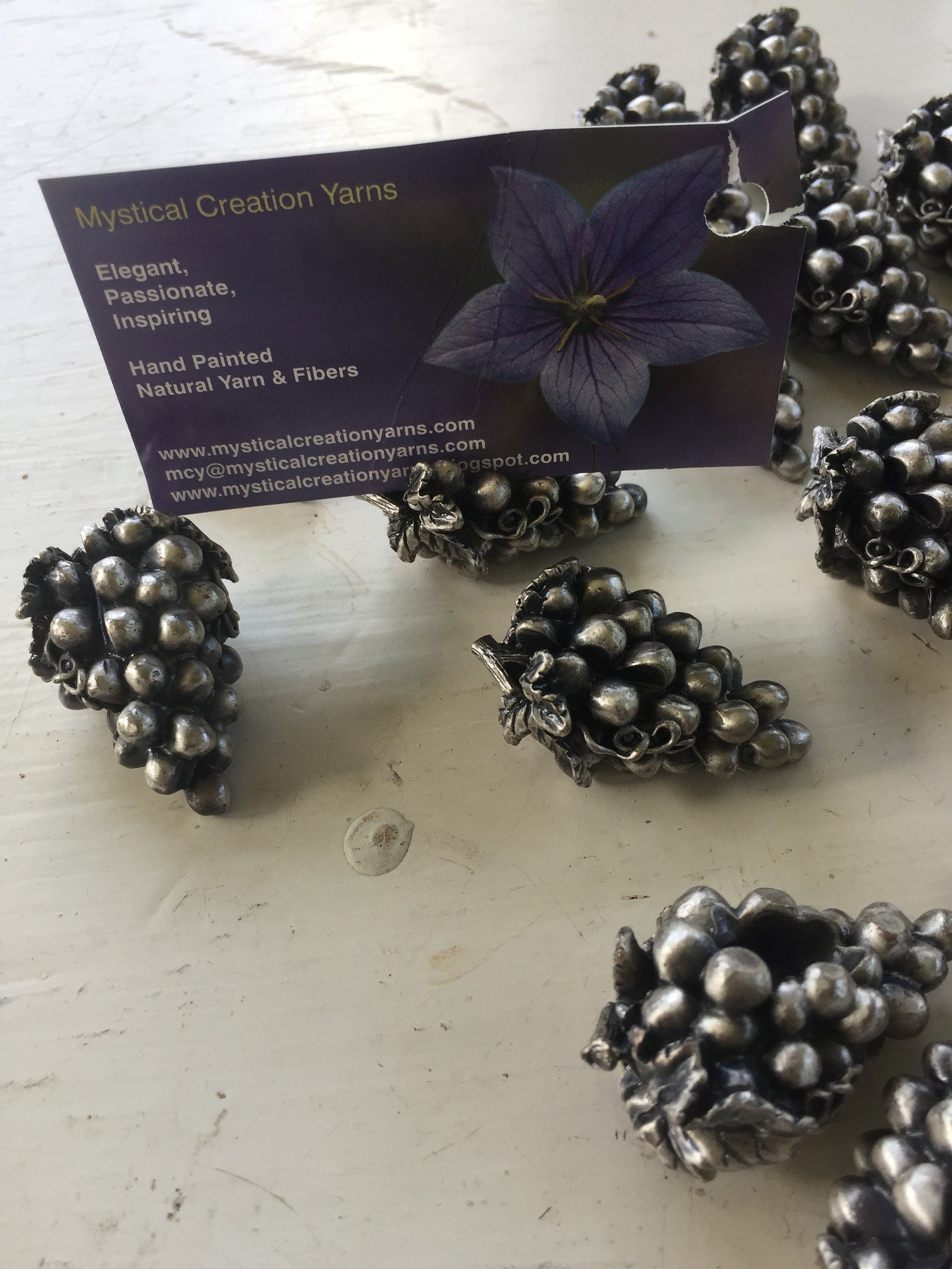 21 Pewter Grape Card/ Place Holders Table Weights Etsy