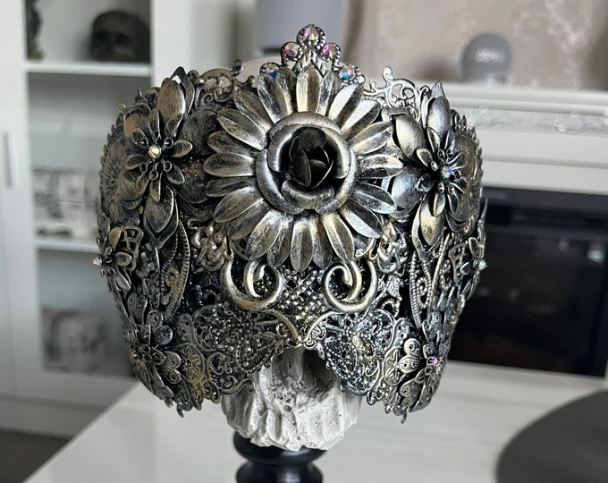 CUSTOM ORDER blind mask "Seer" - gothic, cosplay, fantasy