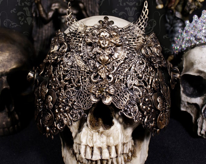 CUSTOM ORDER blind mask "Viktoria" - gothic, cosplay, fantasy - ready for dispatch in 6 - 8 weeks