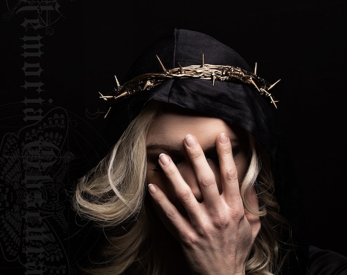 CUSTOM ORDER thorned crown - crown of thornes small - gothic, cosplay, fantasy