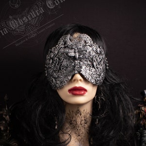 CUSTOM ORDER blind mask &quot;Mothecy&quot; - gothic, cosplay, fantasy