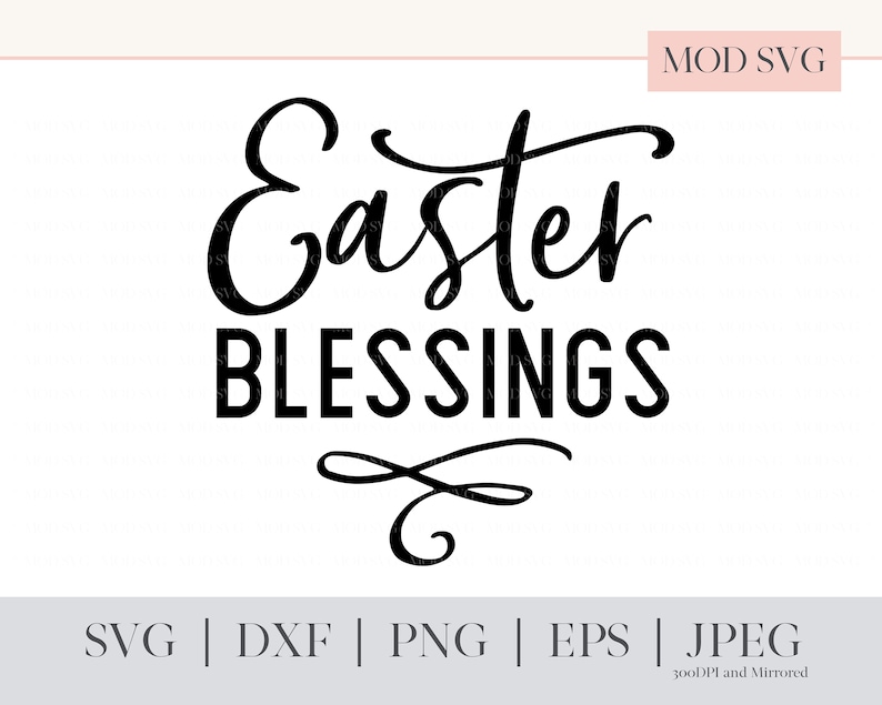 Download Easter Blessings SVG Happy Easter Easter Decor Easter | Etsy