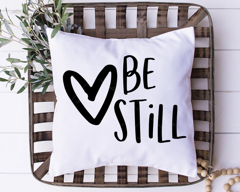 Be Still SVG Printable Love SVG Bible Verse Svg Family | Etsy