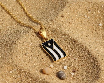 Bandera Resistencia Puerto Rico / Black PR Resistance Flag