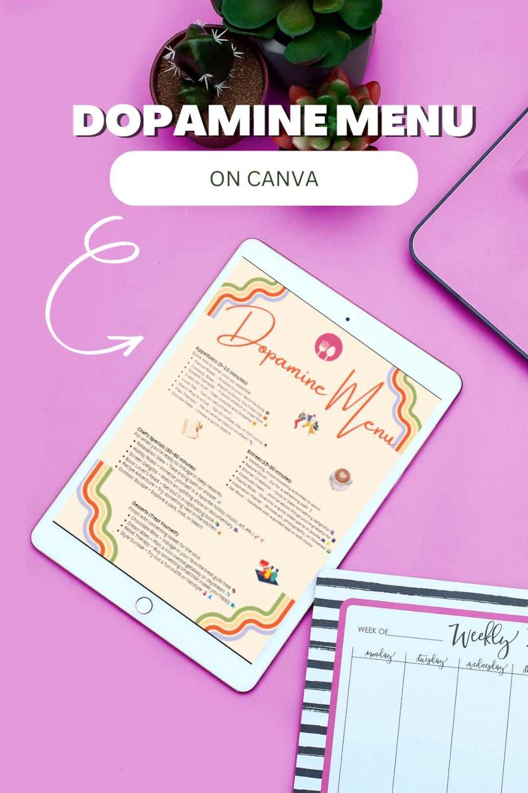 Dopamine Menu ADHD Friendly Dopamenu Dopamine Menu Digital