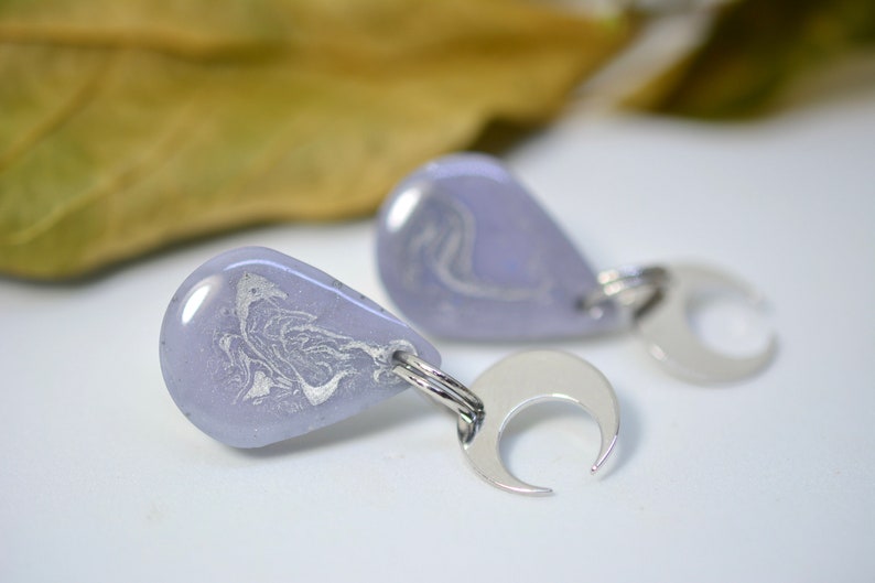 Tempus resin earrings