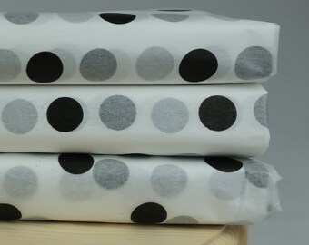 Black and White Large Polka Dots Tissue Paper - LARGE 20″x30″ Sheets - Gift Box - Wrapping Tissue Paper - Gift Bag - Box Filler - Shipping