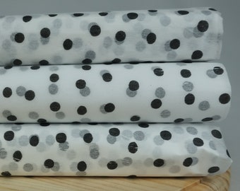 White Dots on Black Tissue Paper (20 x 30 sheets)-TP-WHDOT