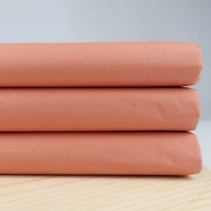 Terra cotta Tissue Paper - LARGE 20″x30″ Sheets - Gift Box - Wrapping Tissue Paper - Gift Bag - Box Filler - Shipping Tissue - Muted Peach
