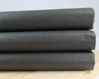 May include: A stack of three dark grey tissue paper sheets.