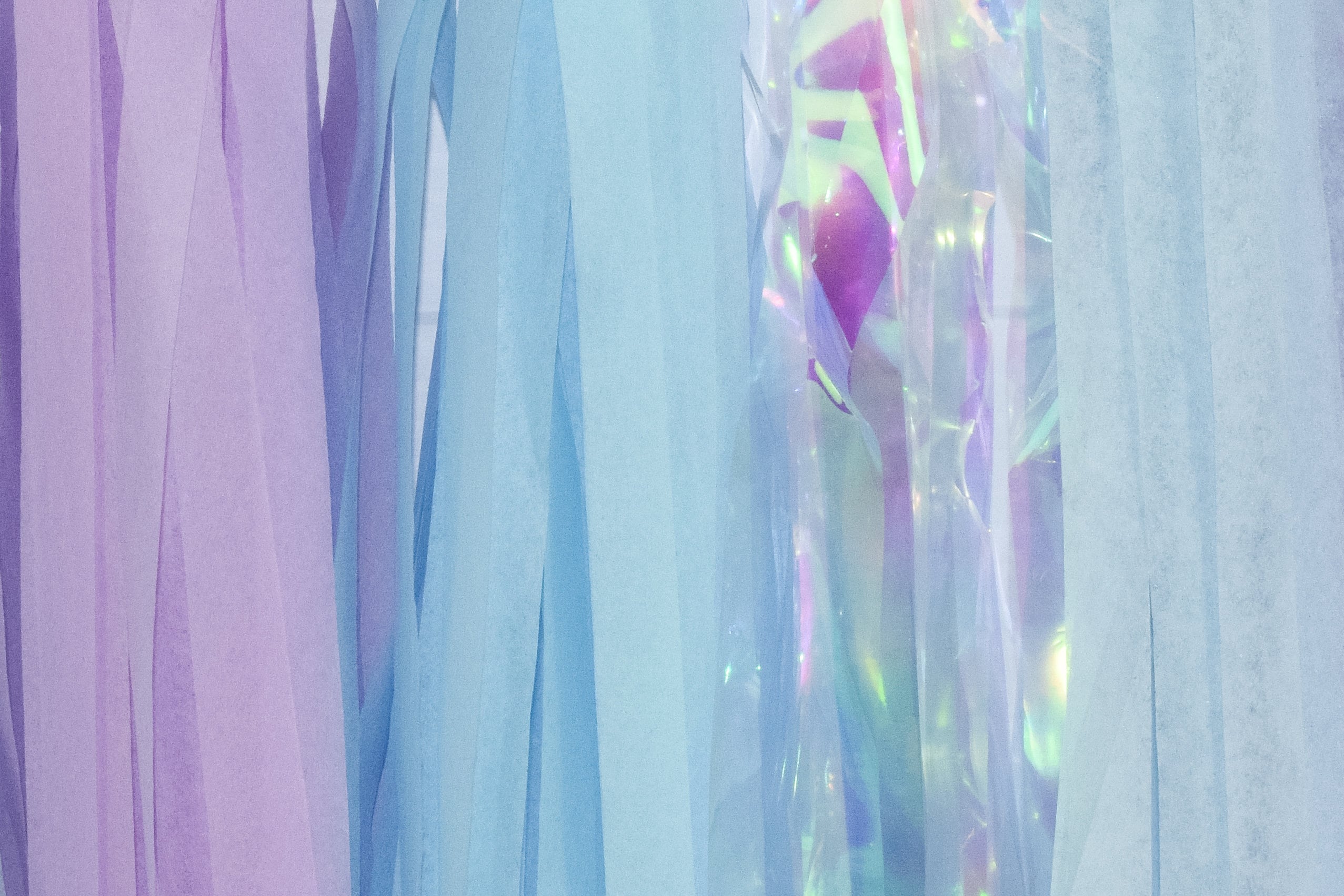 Blue Purple Tassel Garland Premade or DIY Kit Ice Queen Etsy