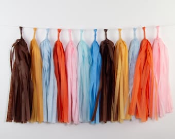 Western Daydream Tassel Garland | Pony Party Decor | Western Birthday | Horse Birthday | Cowgirl Birthday | Prairie Party | Party Backdrop