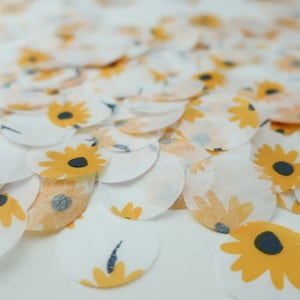 Flower Tissue Paper Confetti – 1st Birthday – Baby Shower – Bachelorette Decor – Table Scatter – Its A Vibe – Young Wild and Three – Retro