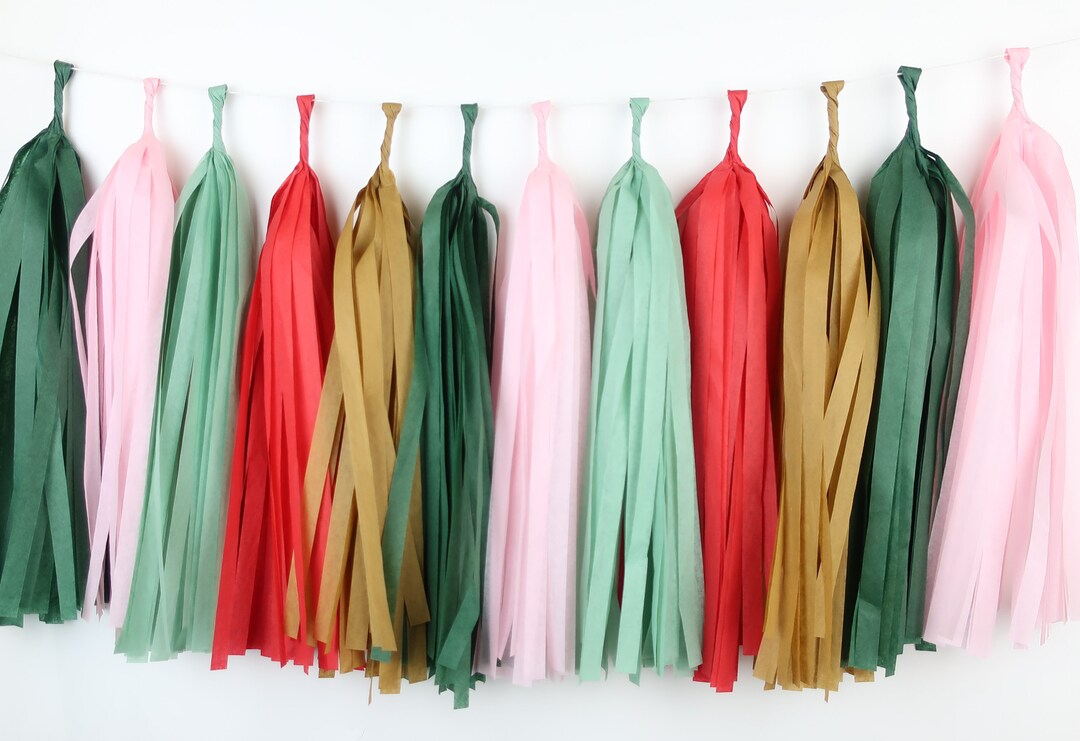 Christmas Tassel Garland Premade or DIY Kit Nutcracker Oh Etsy