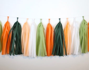 Little Cutie Tassel Garland | Citrus Baby Shower | Orange Birthday Party | Cutie Is On The Way | Two Little Cuties | DIY or Premade Garland