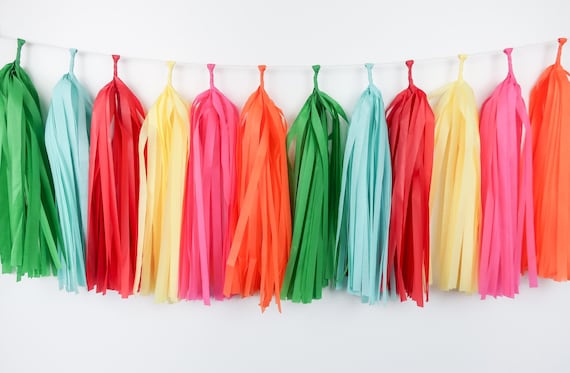 Fiesta Tassel Garland | Fiesta Taco Party | Final Fiesta Bachelorette | First Fiesta Birthday | Cinco de Mayo Decor | DIY Kit or Pre-Made