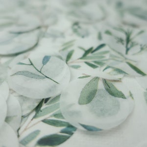 Oh baby Tissue Paper Confetti - Eucalyptus - Green decorations - Baby Shower - Wedding - Bridal Shower - Green Gold - Sage - Woodland -Olive