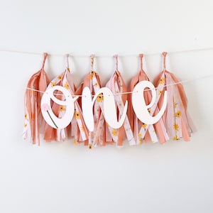 Wildflower High Chair Banner - Floral - Daisy - wild one - It’s A Vibe - Flower Power - Retro - Photo Backdrop - Wildflowers