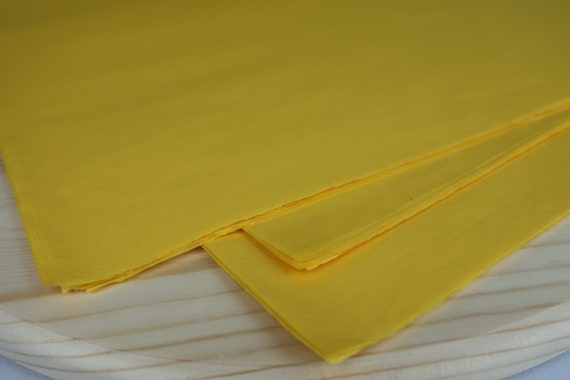 Yellow Tissue Paper LARGE 20x30 Sheets Gift Box Wrapping Tissue
