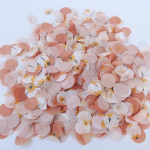 Daisy Wildflower Tissue Paper Confetti – 1st Birthday – Baby Shower – Bachelorette Decor – Table Scatter – Wild One – Flower Power - Retro