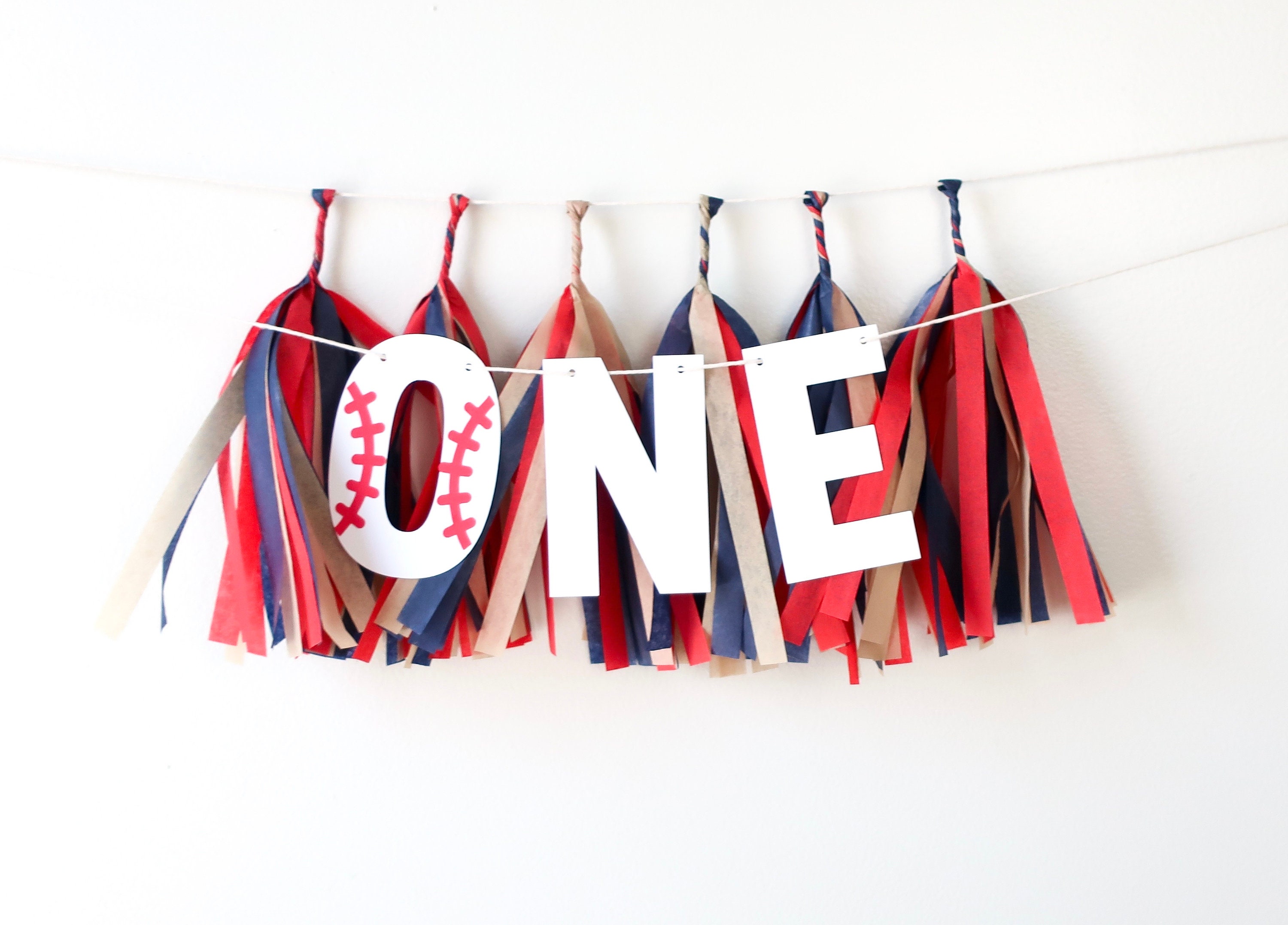Baseball High Chair Banner Mini Tassels Slugger Baby Boy Rookie of the Year Party First Birthday Garland Sign Photo BackDrop