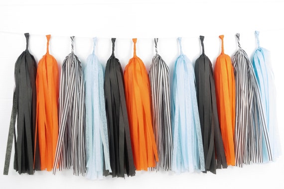 Spooky One Tassel Garland Pre-made or DIY Kit - Boy Halloween