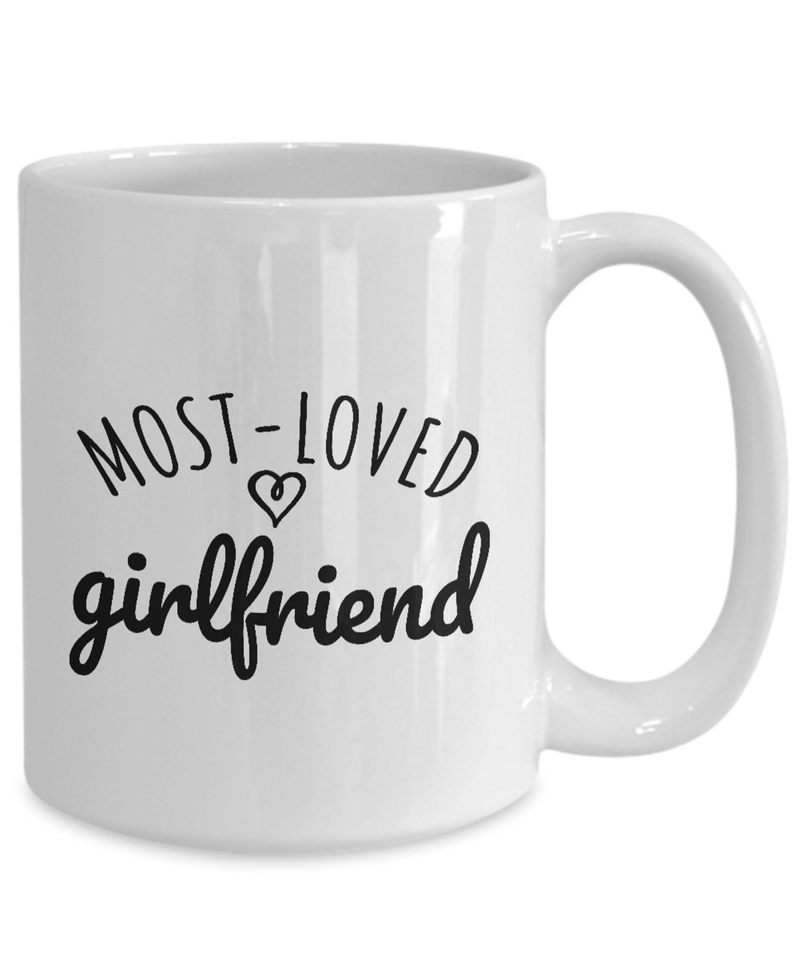 GIRLFRIEND Gift Coffee Mug MostLoved Girlfriend Cute Etsy