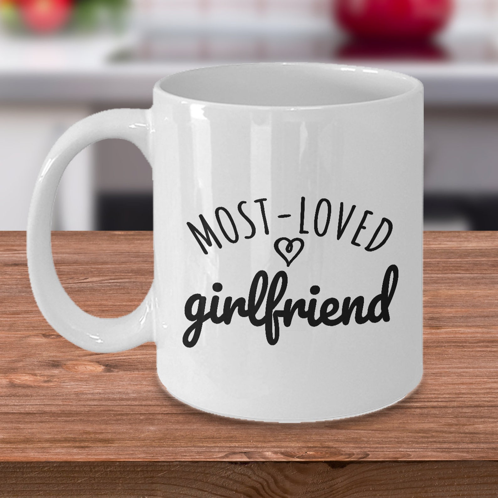 GIRLFRIEND Gift Coffee Mug MostLoved Girlfriend Cute Etsy