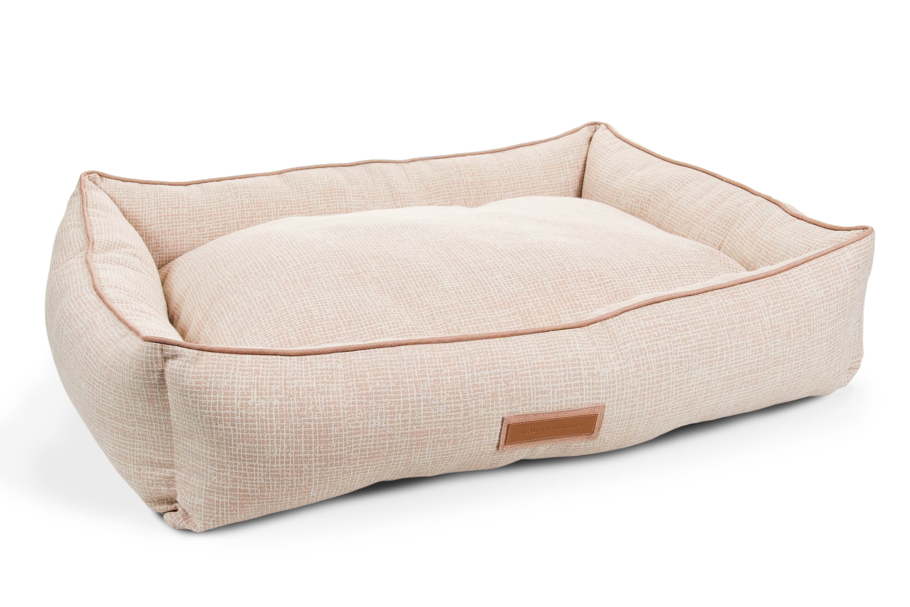 Hugger Bed in Puppy Belly Pink // Designer Dog Bed for Small Etsy